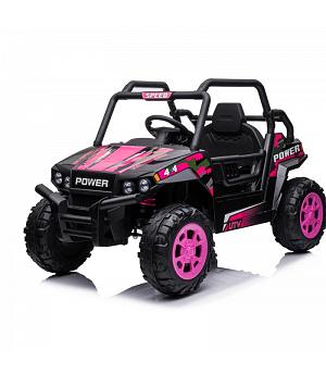 VENTA BUGGY MONOPLAZA PARA NIÑOS DE 12V POWER-SCOUT ROSA-PINK ,MANDO RC - BC-ST-L9952PINK